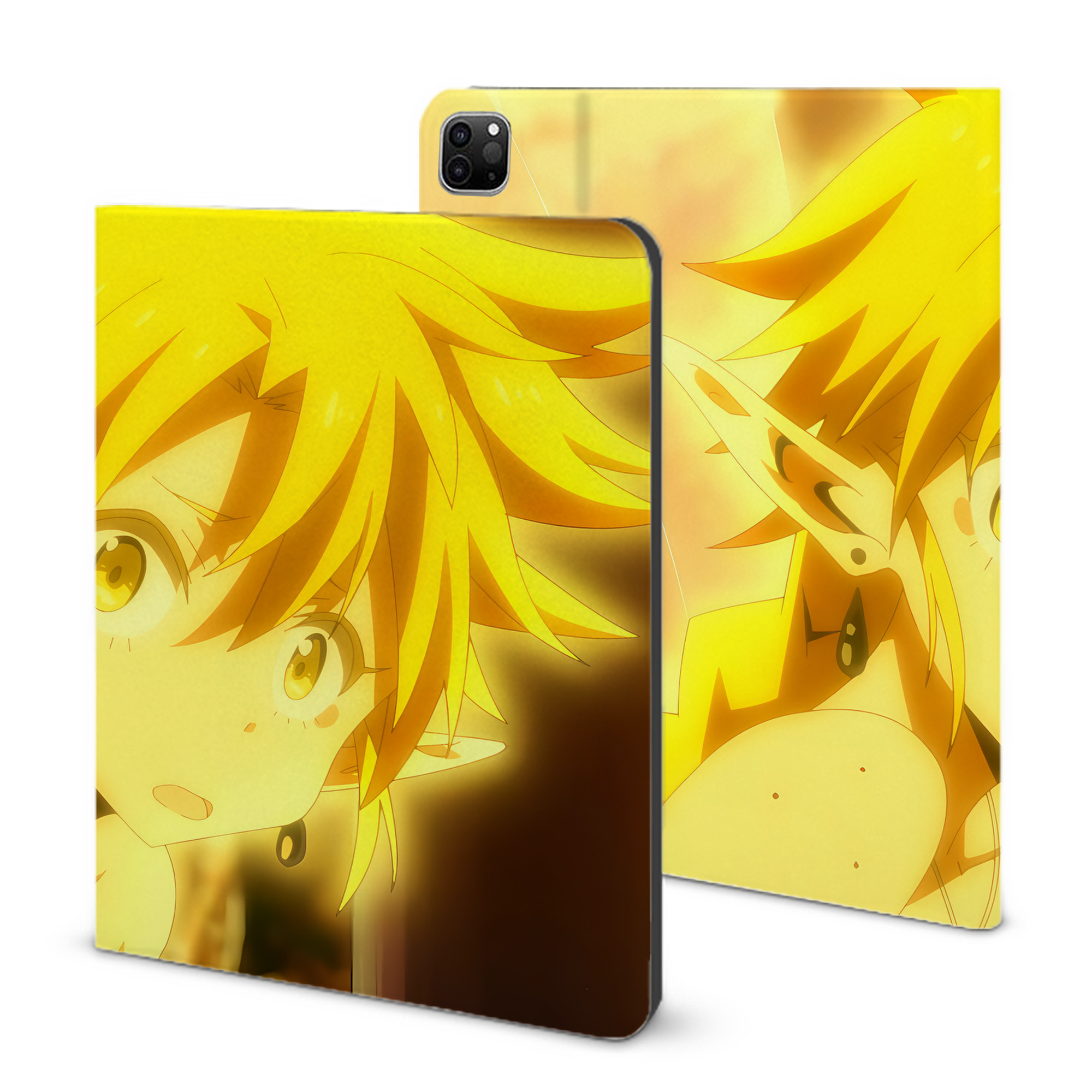 （画像用） 転スラ Regarding Reincarnated to Slime IPad ケース ブック型 PUレザー TPU 耐衝撃 軽量 薄型 ペン収納なし 全面保護 IPad 各モデル対応